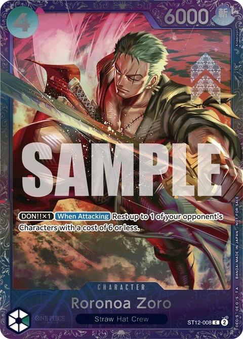 Roronoa Zoro (Treasure Cup 2024) - One Piece Card Game card