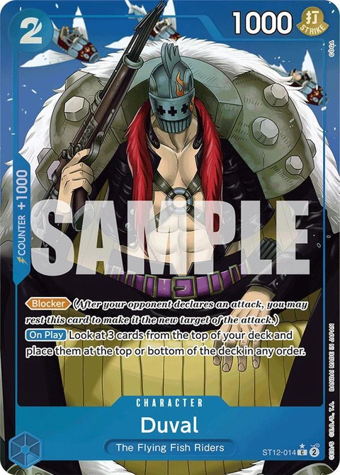 Duval (Full Art) - One Piece Card Game card