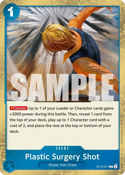 Plastic Surgery Shot (Pirate Foil) - One Piece Card Game card