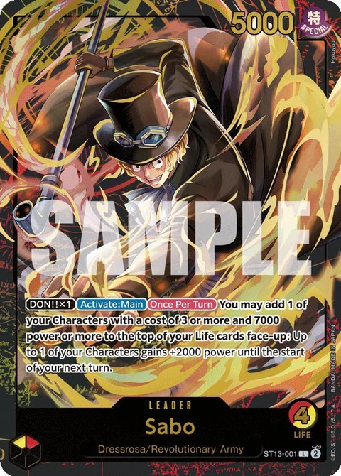 Sabo (Premium Card Collection -Leader Collection-) - One Piece Card Game card