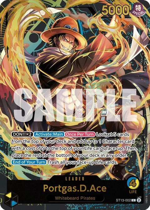 Portgas.D.Ace (Premium Card Collection -Leader Collection-) - One Piece Card Game card