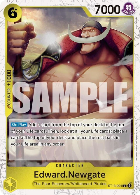 Edward.Newgate (Pirate Foil) - One Piece Card Game card