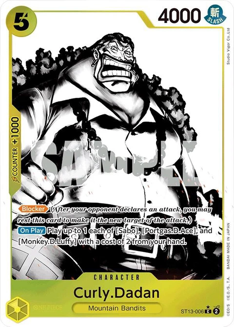 Curly.Dadan (Parallel) - One Piece Card Game card