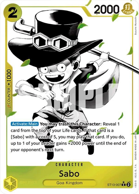 Sabo (Parallel) - One Piece Card Game card