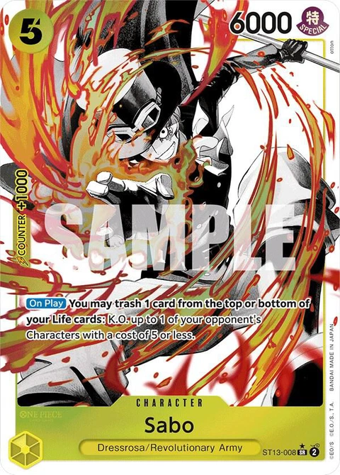 Sabo (Parallel) - One Piece Card Game card
