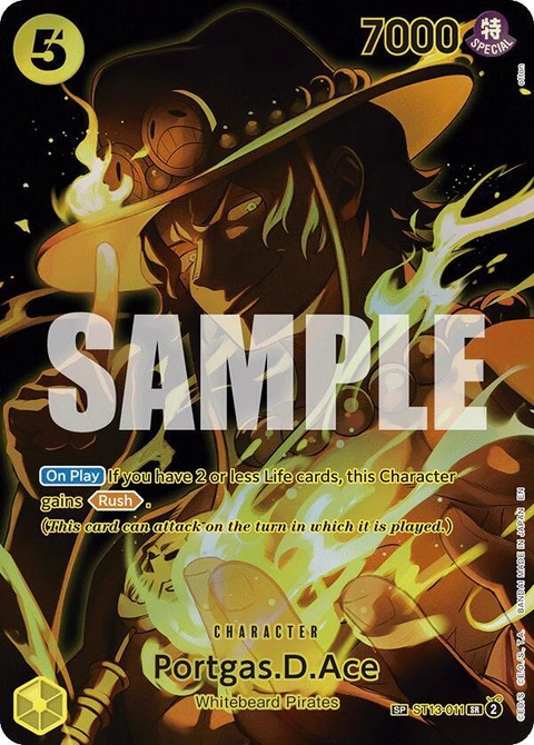 Portgas.D.Ace (SP) - One Piece Card Game card