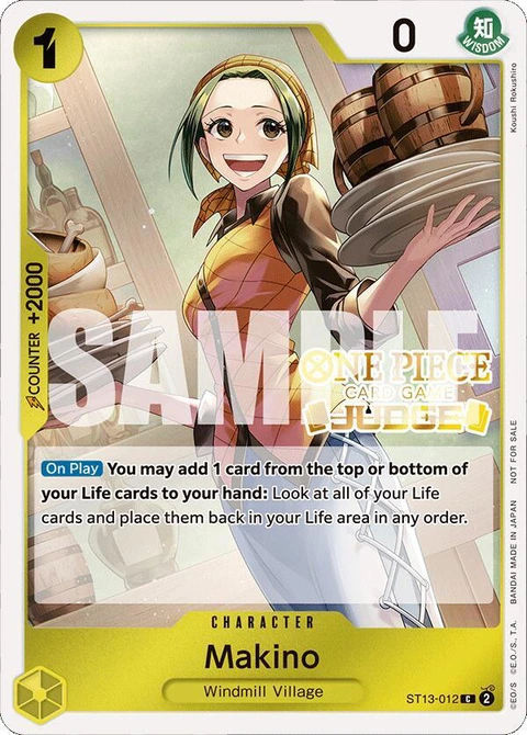 Makino (Judge Pack Vol. 4) - One Piece Card Game card