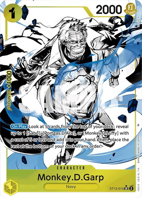 Monkey.D.Garp (Parallel) - One Piece Card Game card