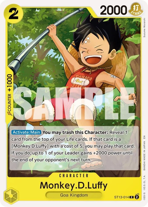 Monkey.D.Luffy (Reprint) - One Piece Card Game card