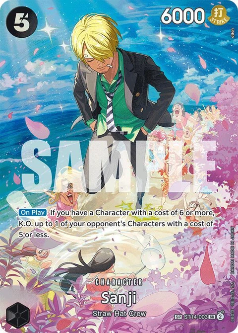 Sanji (SP) - One Piece Card Game card