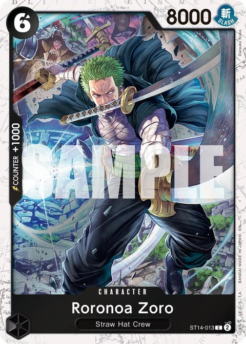 Roronoa Zoro (Pirate Foil) - One Piece Card Game card
