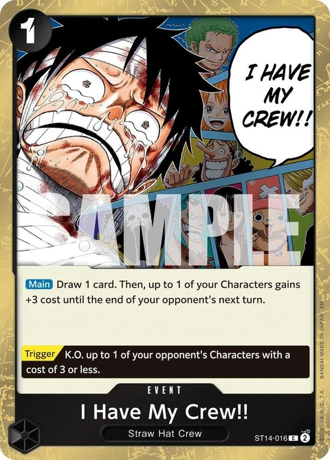 I Have My Crew!! (Pirate Foil) - One Piece Card Game card