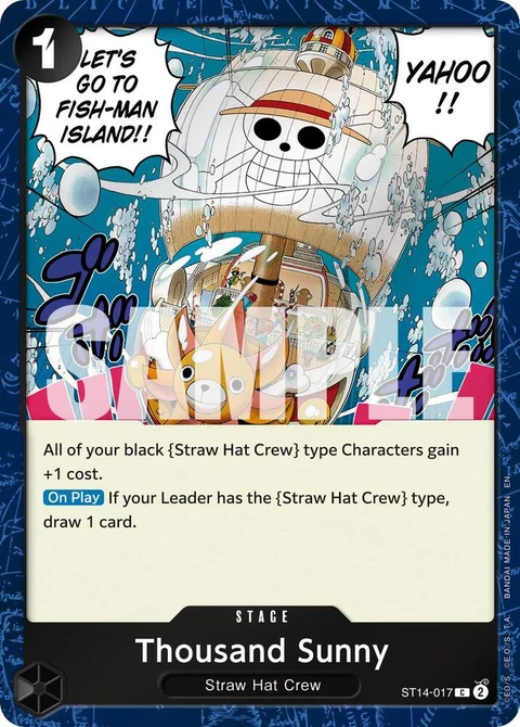 Thousand Sunny (Pirate Foil) - One Piece Card Game card