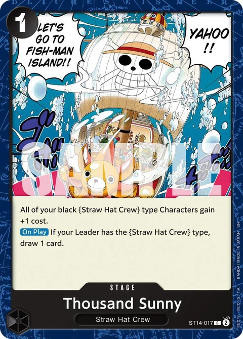 Thousand Sunny (Reprint) - One Piece Card Game card