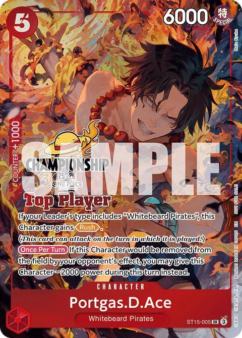 Portgas.D.Ace (CS 25-26 Top Player Pack) - One Piece Card Game card