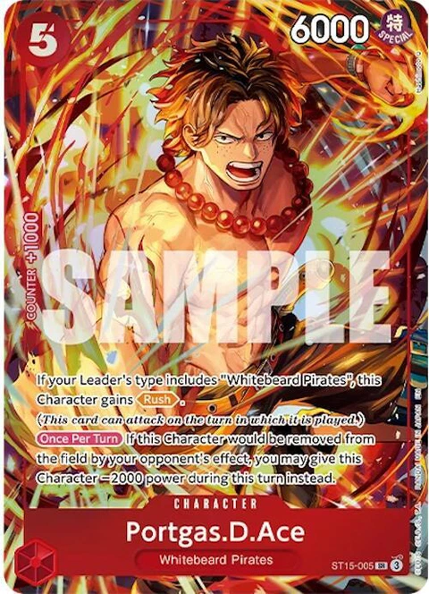 Portgas.D.Ace (Illustration Box Vol.5) - One Piece Card Game card