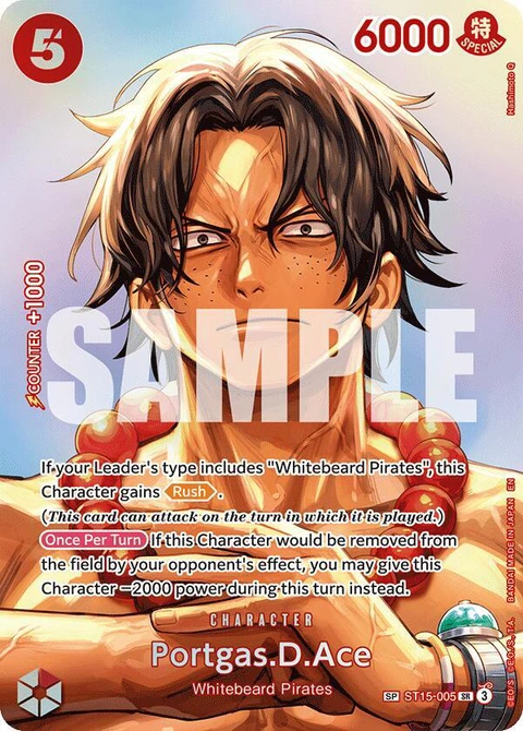 Portgas.D.Ace (SP) - One Piece Card Game card