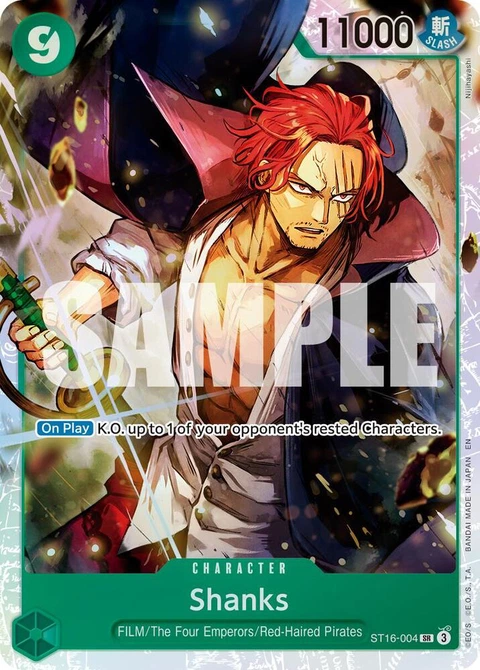 Shanks (Reprint) - One Piece Card Game card