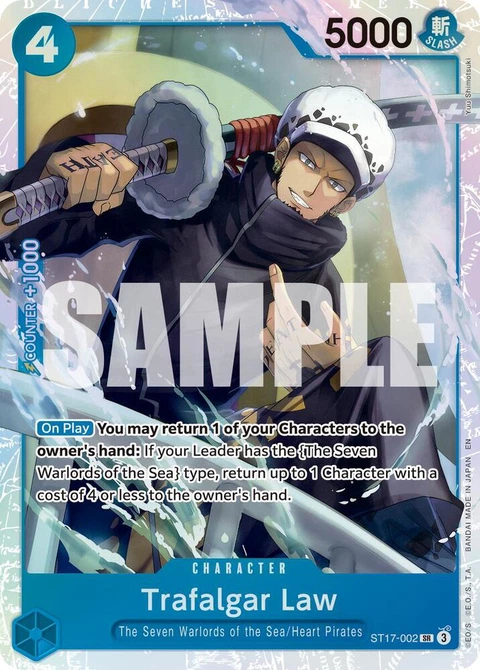 Trafalgar Law (Reprint) - One Piece Card Game card