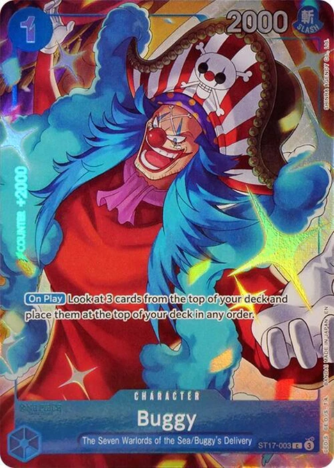 Buggy (Seven Warlords of the Sea Binder Set) - One Piece Card Game card