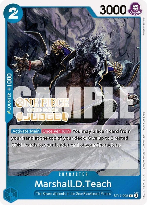 Marshall.D.Teach (Judge Pack Vol. 7) - One Piece Card Game card
