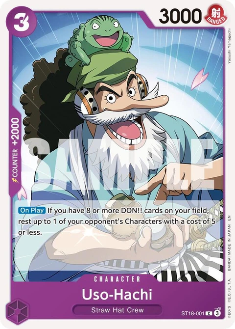 Uso-Hachi (Reprint) - One Piece Card Game card