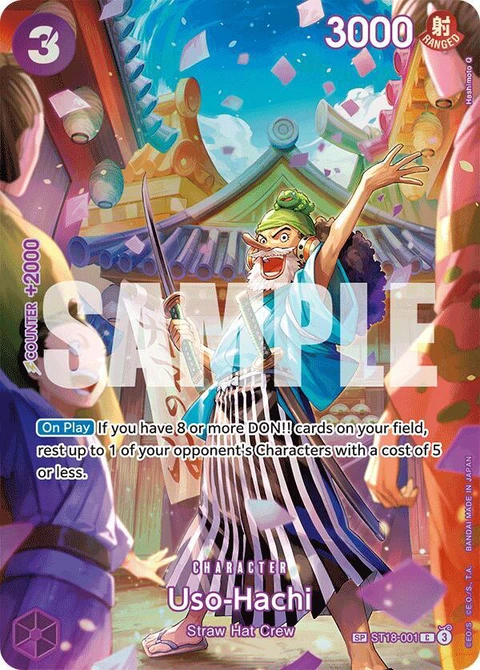 Uso-Hachi (SP) - One Piece Card Game card