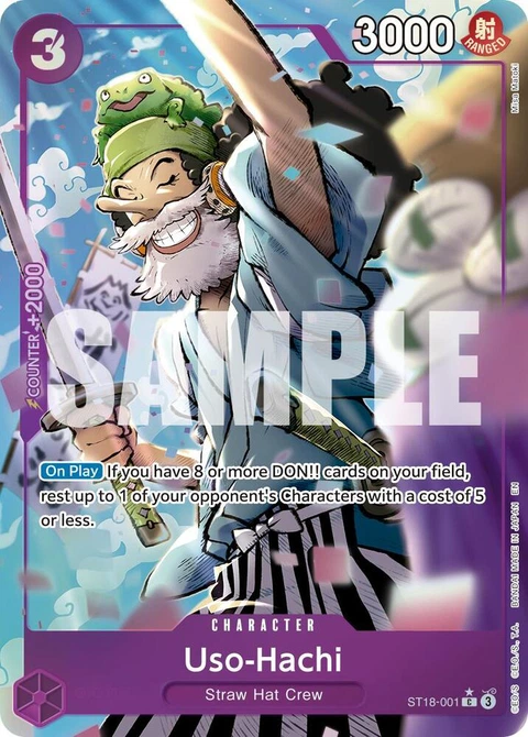 Uso-Hachi (Alternate Art) - One Piece Card Game card