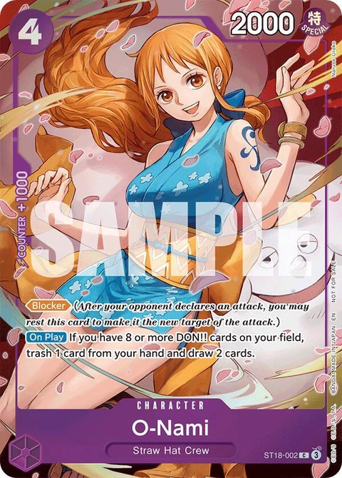 O-Nami (Dash Pack) - One Piece Card Game card