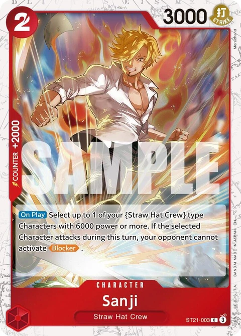Sanji (Pirate Foil) - One Piece Card Game card