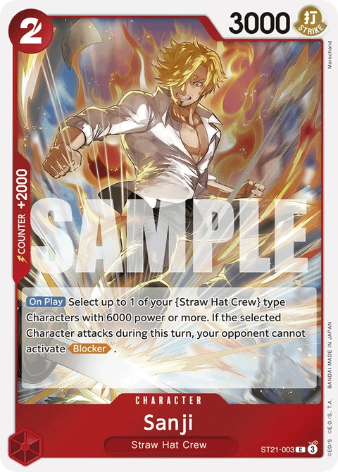 Sanji (Luffy Deck) - One Piece Card Game card