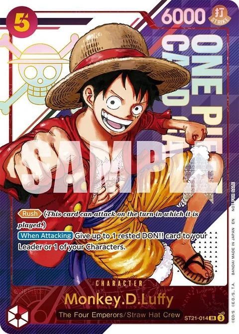 Monkey.D.Luffy (3rd Anniversary Treasure Campaign Pack) - One Piece Card Game card