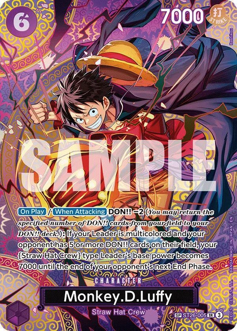 Monkey.D.Luffy (SP) - One Piece Card Game card