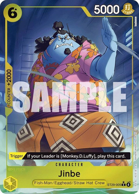 Jinbe (Full Art) - One Piece Card Game card