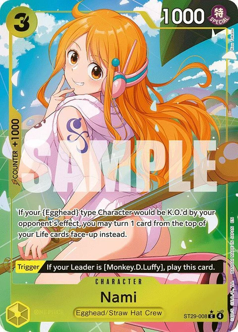 Nami (Full Art) - One Piece Card Game card