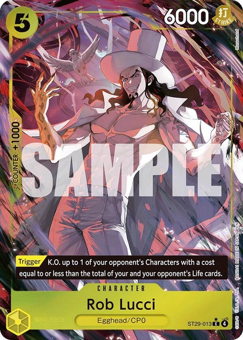 Rob Lucci (Full Art) - One Piece Card Game card