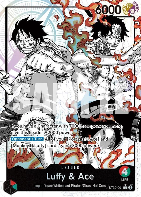 Luffy & Ace (Parallel) - One Piece Card Game card