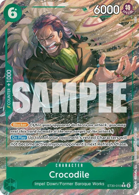Crocodile (Full Art) - One Piece Card Game card