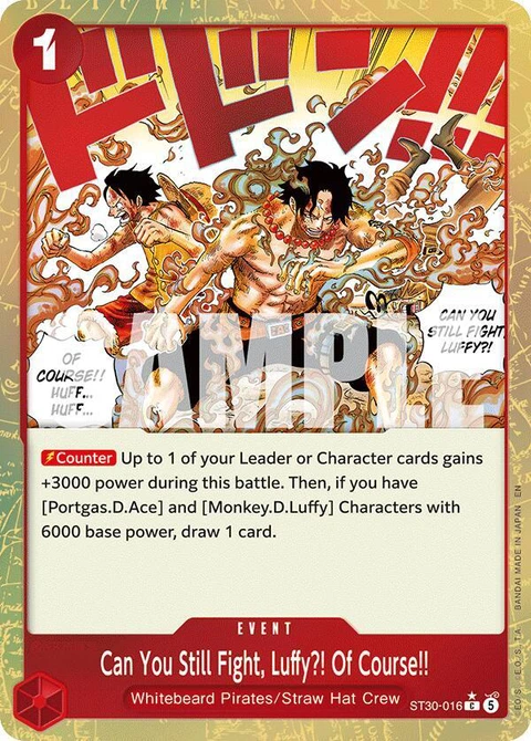 Can You Still Fight, Luffy?! Of Course!! (Parallel) - One Piece Card Game card