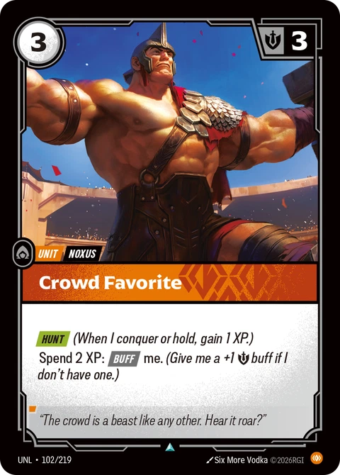 Crowd Favorite - Riftbound card