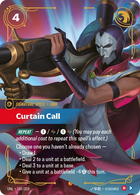 Curtain Call - Riftbound card