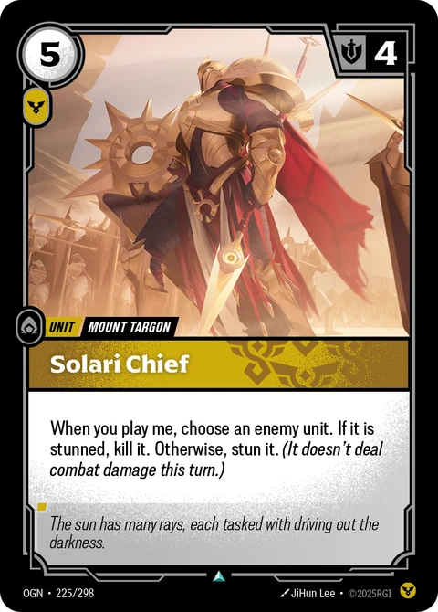 Solari Chief - Riftbound card