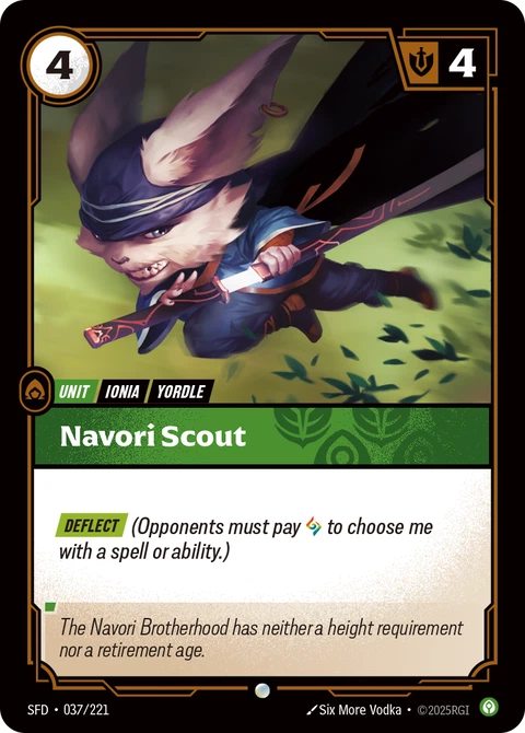Navori Scout - Riftbound card