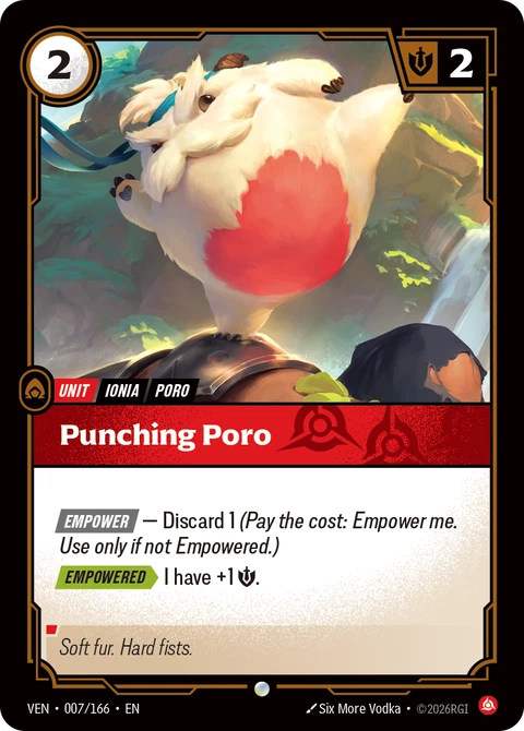 Punching Poro - Riftbound card