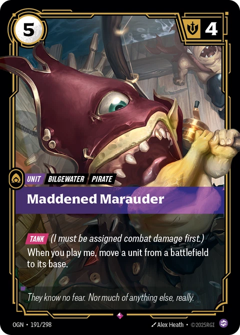Maddened Marauder - Riftbound card
