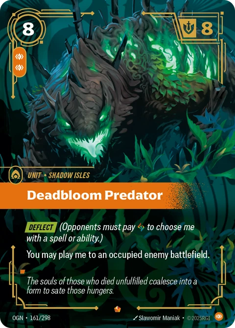 Deadbloom Predator - Riftbound card