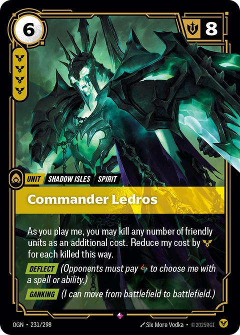 Commander Ledros - Riftbound card