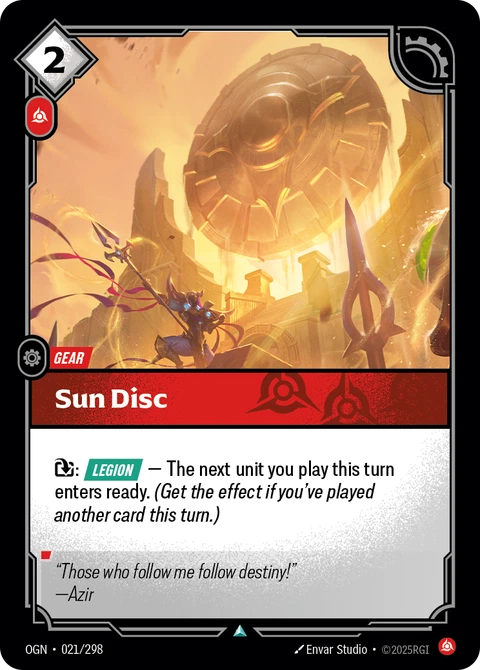 Sun Disc - Riftbound card