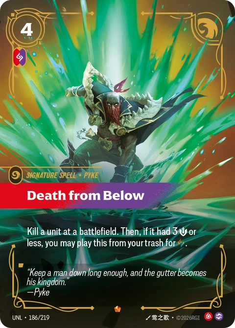 Death from Below - Riftbound card