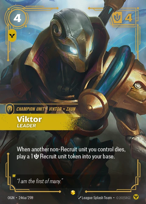 Viktor, Leader - Riftbound card